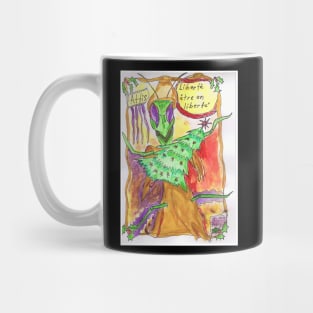 liberté être en liberté Mug